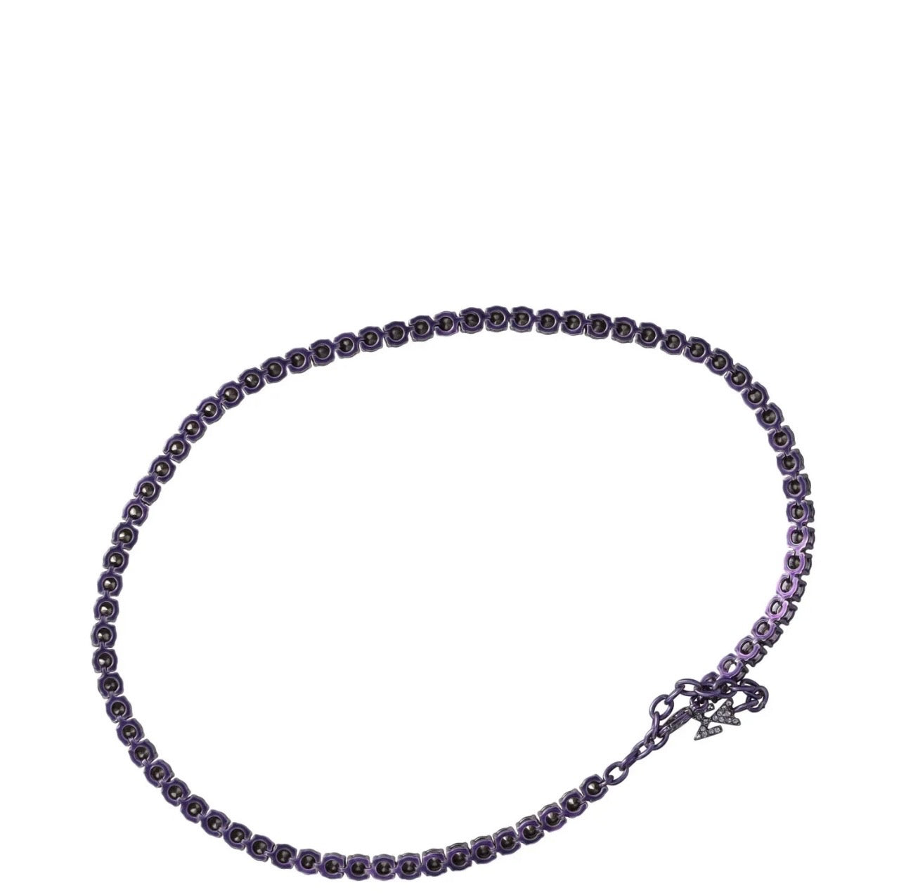 Amina Muaddi Tanzanite Tennis Necklace - Excellent Condition