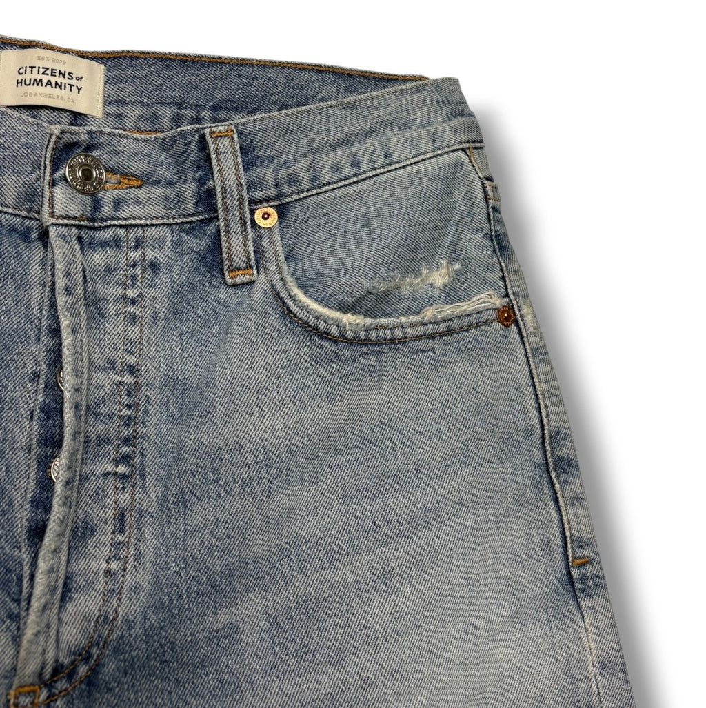 Citizens of Humanity 'Ambrosia' Distressed Bermuda Shorts - Size 24 - Never Worn