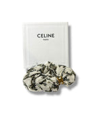 Celine Silk Triomphe Scrunchie