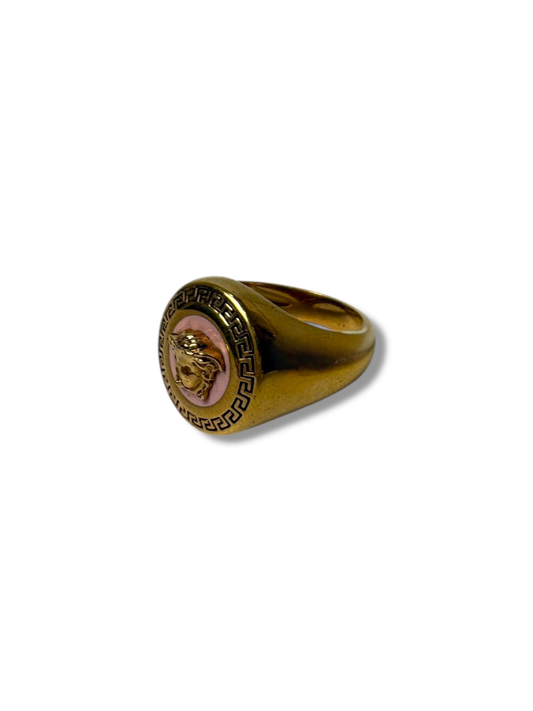 Versace Medusa Medallion Signet Ring