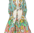 Alémais Pinball Printed Midi Dress - Size 8 - Very Good Condition