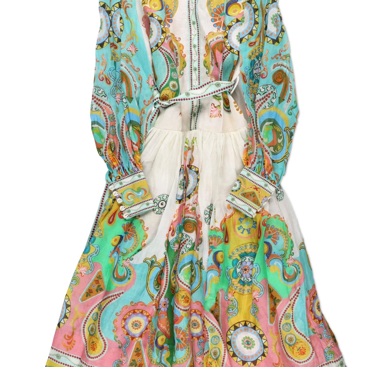 Alémais Pinball Printed Midi Dress - Size 8 - Very Good Condition