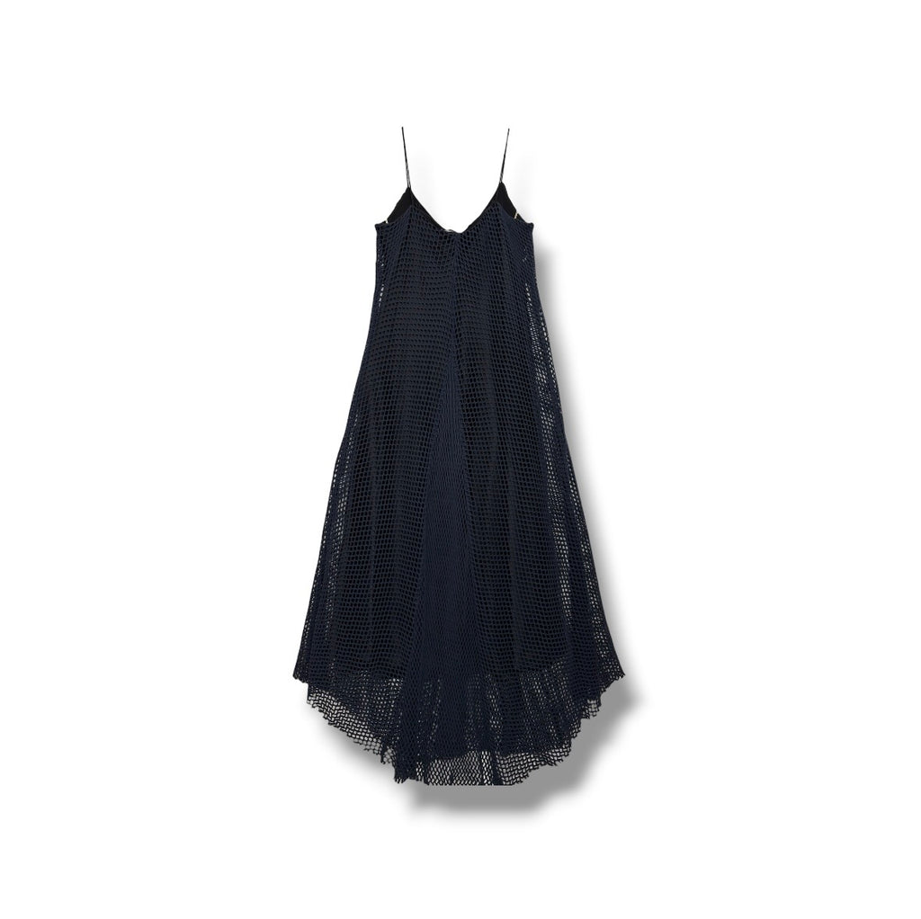 Song For The Mute V Neck Net Dress - Size 38 - Very Good Condition