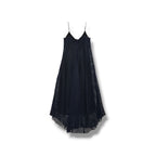 Song For The Mute V Neck Net Dress - Size 38 - Very Good Condition