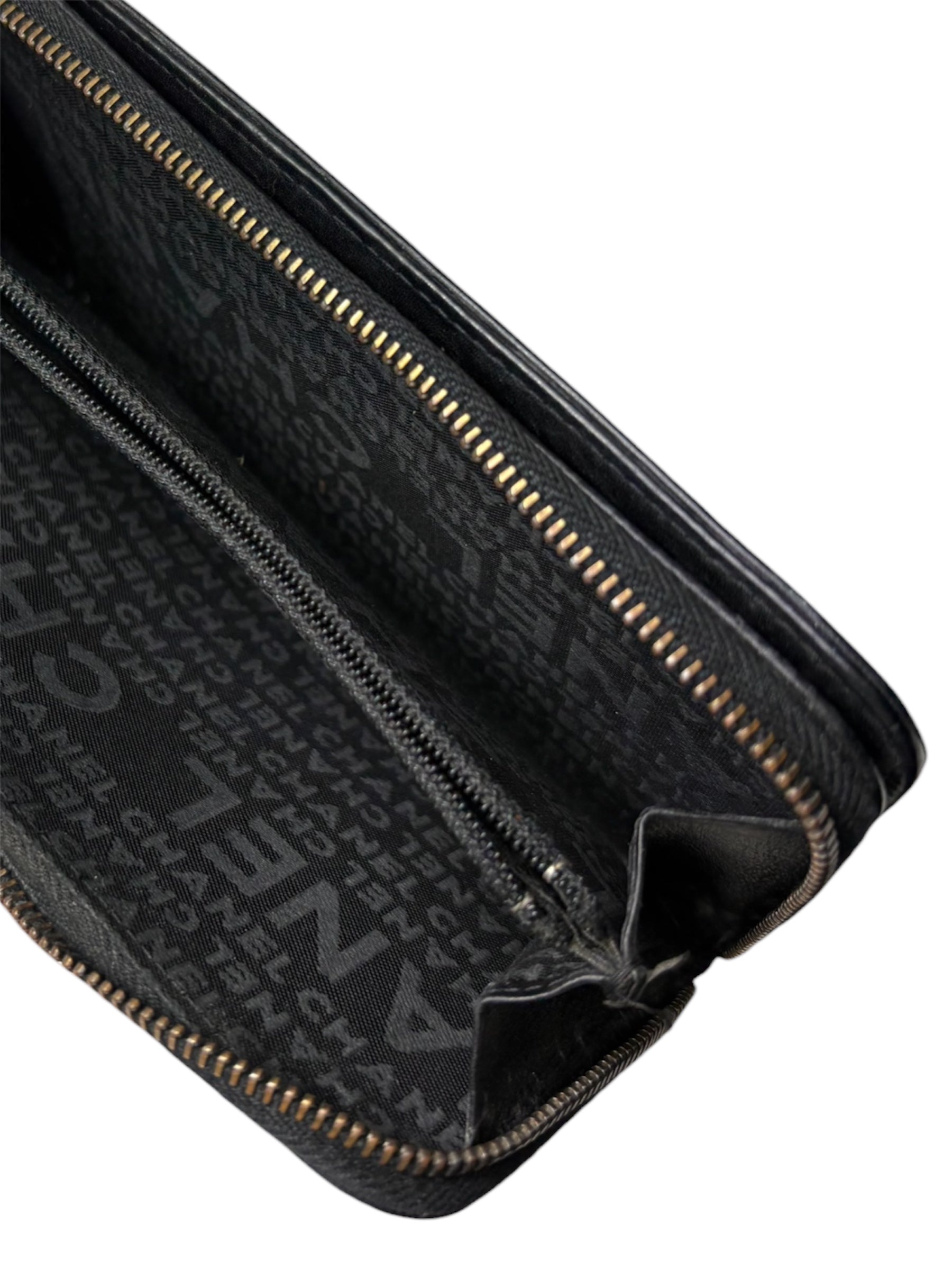 Chanel Matelassé Lambskin Long Wallet