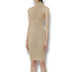 Isa Boulder Open Knit Metallic Midi Dress - Size L - Very Good Condition