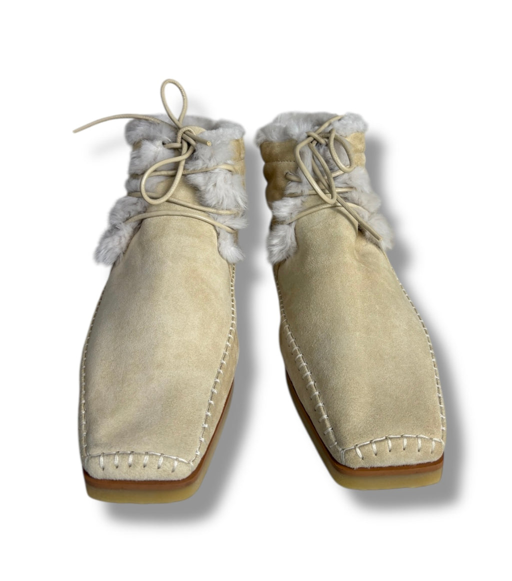 Totême Suede Lace Up Moccasin - Size 41