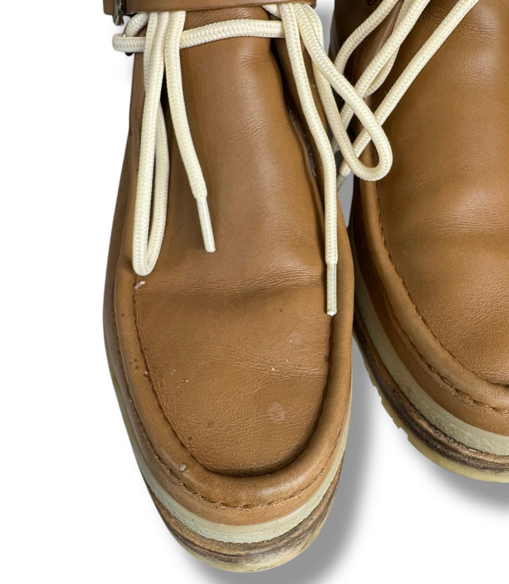 Hermès Shearling Lined Calfskin Boots - Size 41 - Very Good Condition