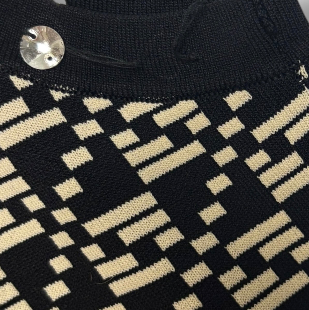 Dodo Bar Or Geometric 'Kishi' Dress - Size 8 - Very Good Condition
