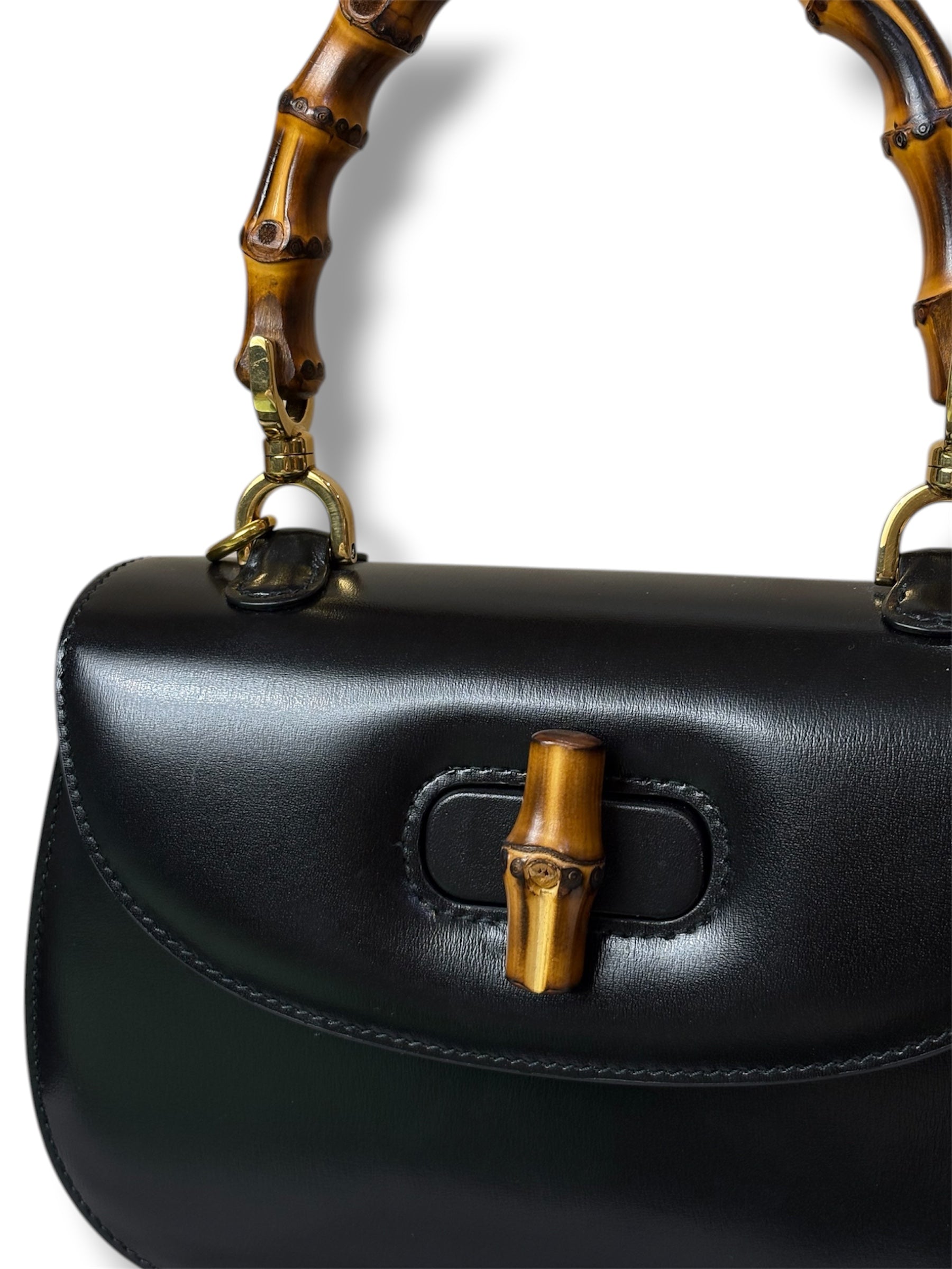 Gucci Small 1947 Bamboo Handbag - Excellent Condition