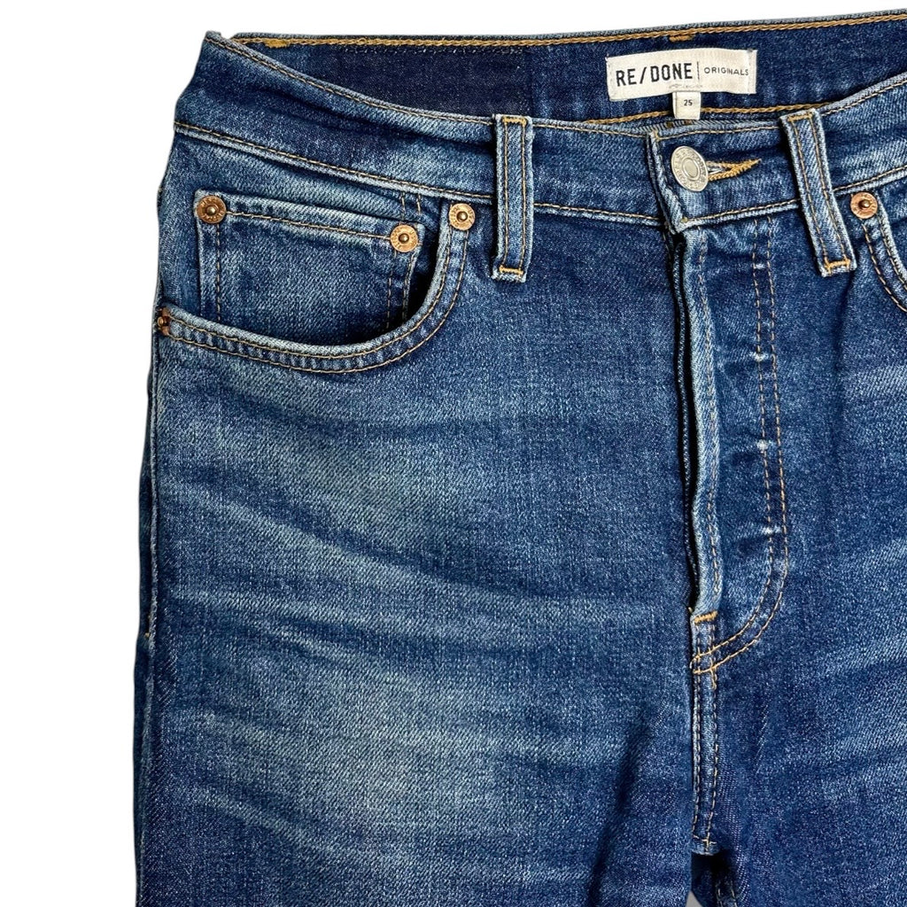 Re/Done High Rise Ankle Crop - Size 25 - Excellent Condition