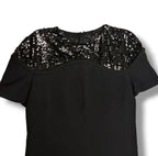 Valentino Crepe and Sequin Mini Dress - Size 38 - Excellent Condition