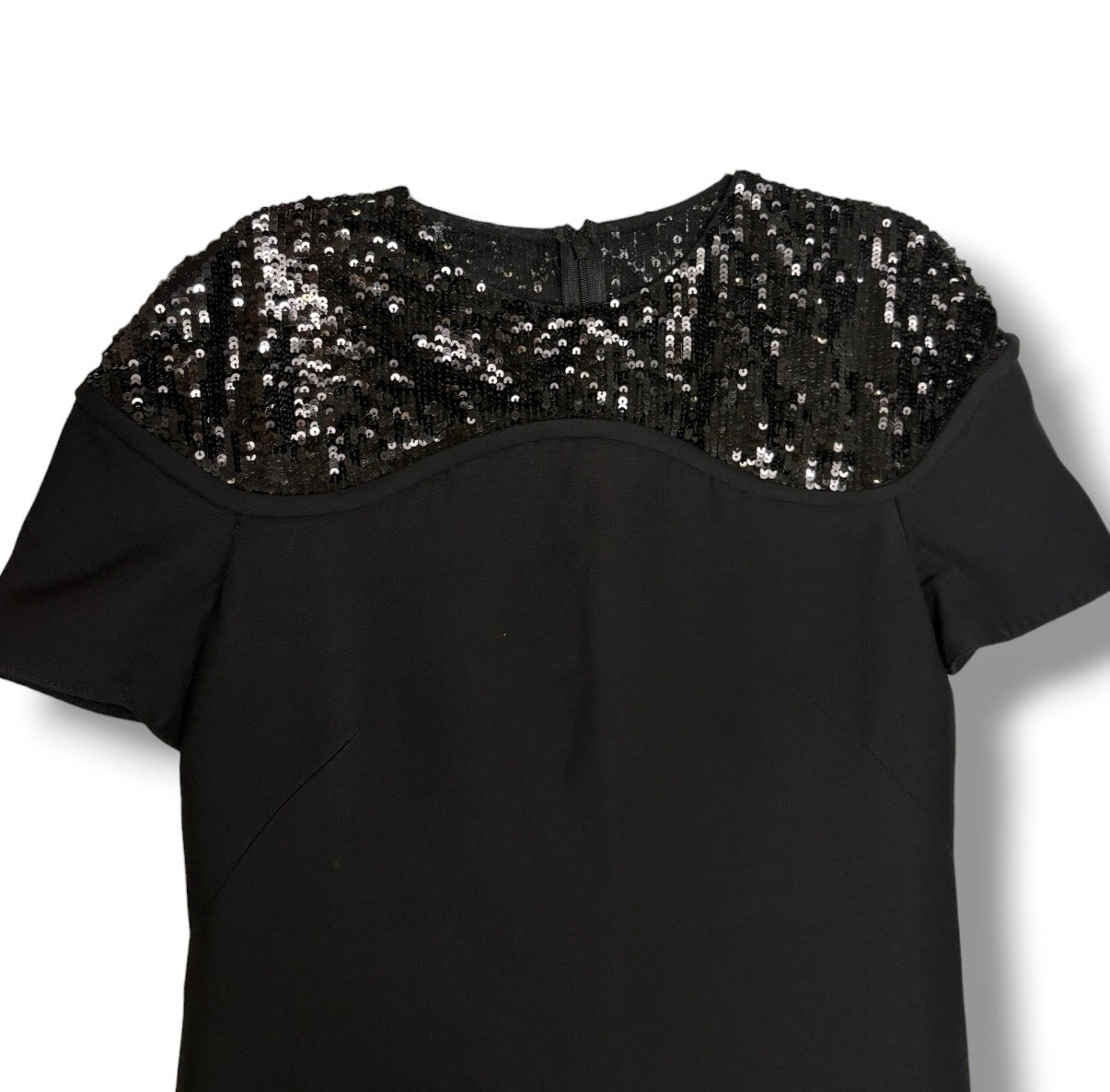 Valentino Crepe and Sequin Mini Dress - Size 38 - Excellent Condition