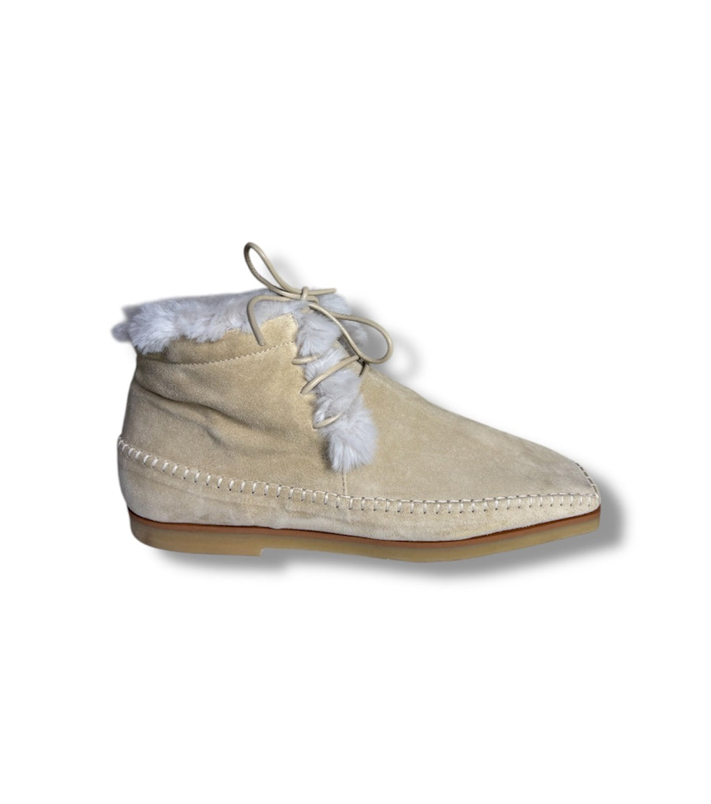 Totême Suede Lace Up Moccasin - Size 41
