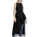2017 Isa Arfen Asymmetric Draped Top - Size 8 - Brand New With Tags