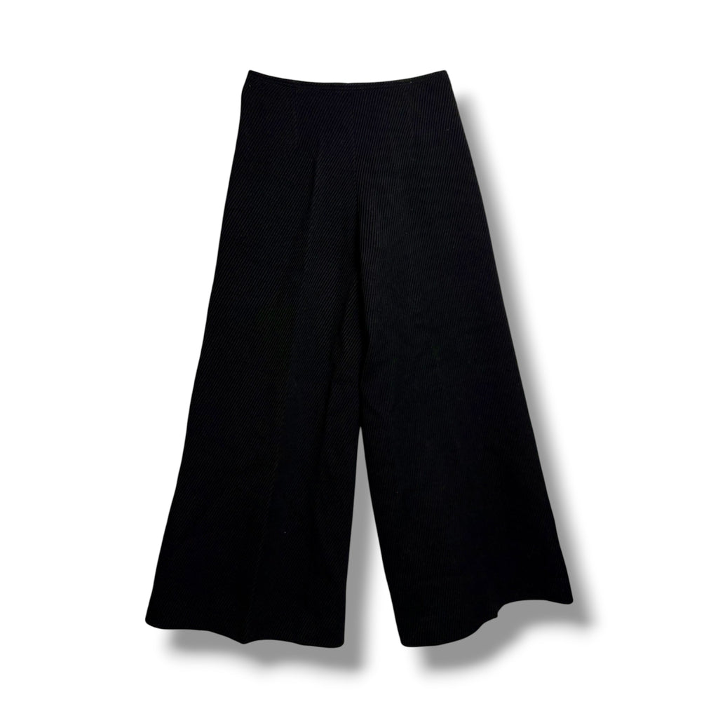 2015 Céline Textured Wide Trousers - Size 34 - Very Good Condition