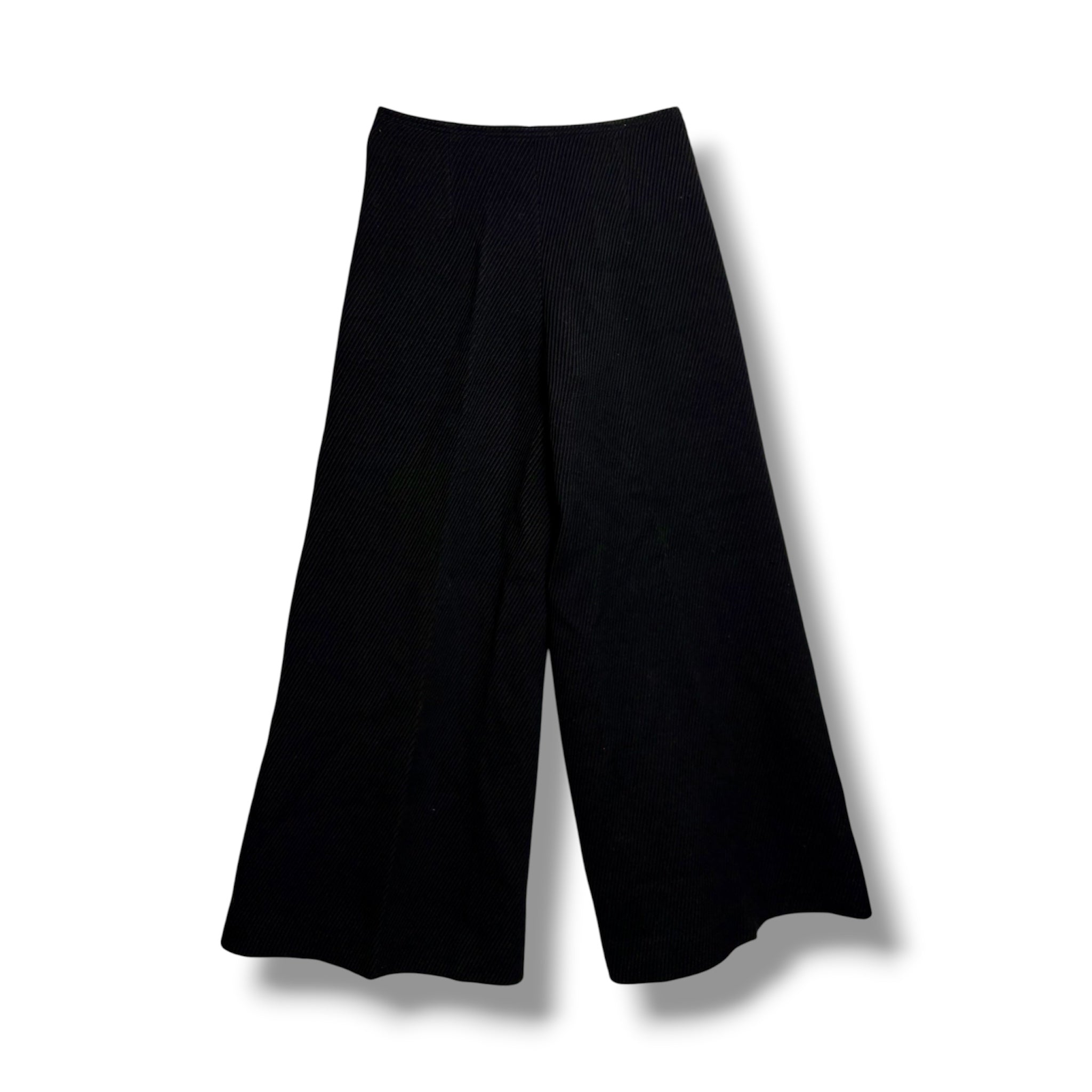 2015 Céline Textured Wide Trousers - Size 34 - Very Good Condition