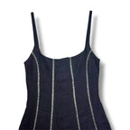 Alexa Chung Linen Midi Dress - Size 10 - Excellent Condition