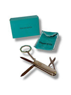 Vintage Tiffany&Co Sterling Silver and 18K Gold Swiss Army Knife - Very Good Condition