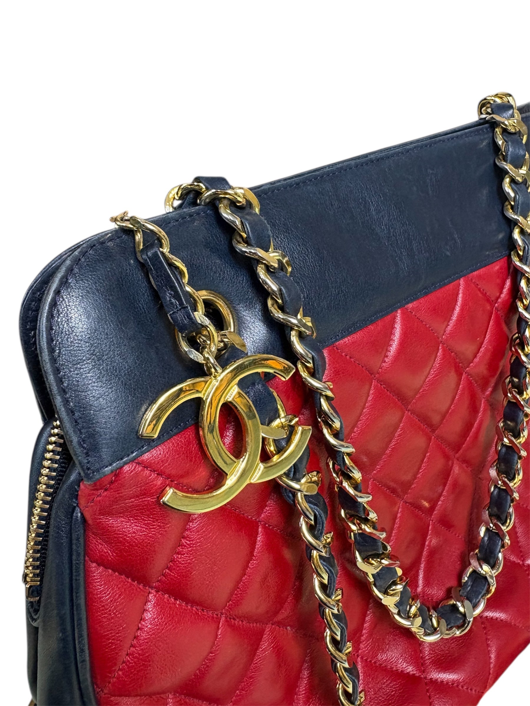 1989 Vintage Chanel Quilted Handbag - Excellent Condition