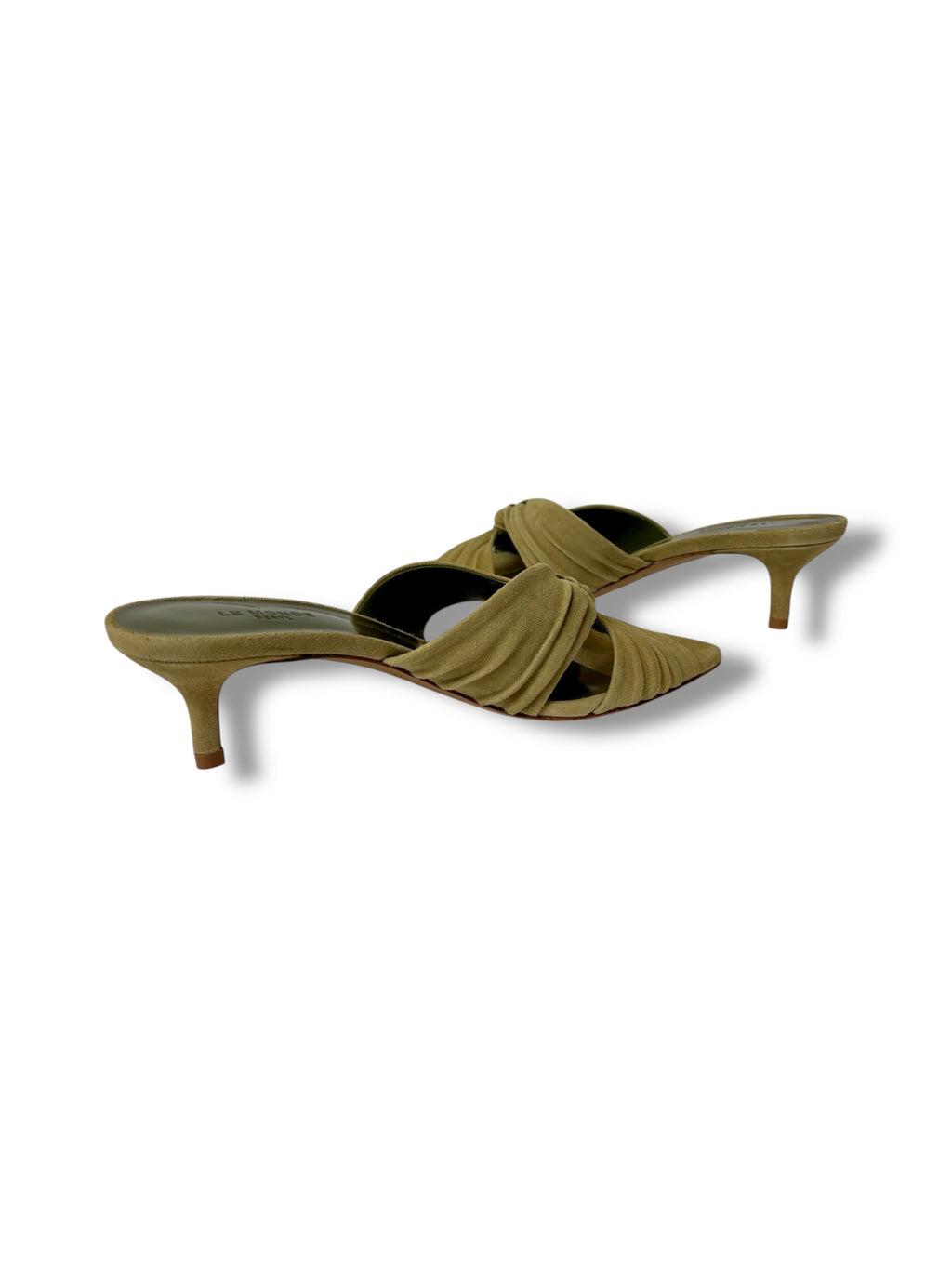 2026 Le Monde Béryl Antonia Suede Kitten Heel - Size 37.5 - Brand New