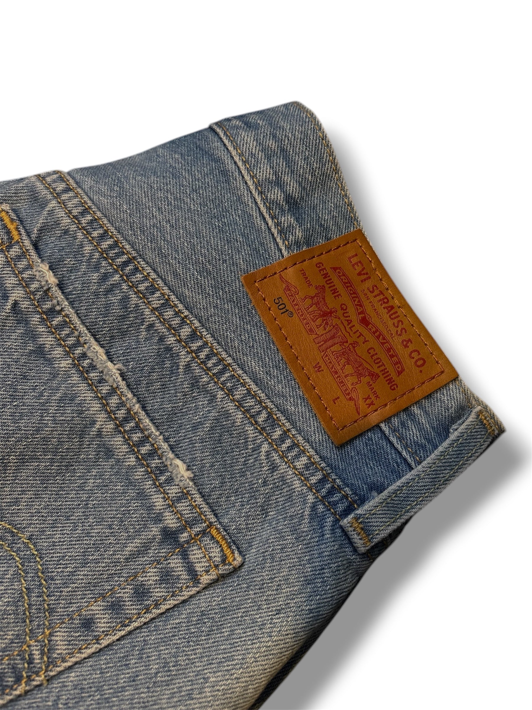 Levi 501 Denim Cut Offs - Size 28 - Excellent Condition