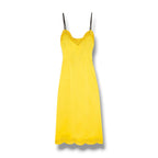 2016 Christopher Kane Yellow Slip Dress - Size 8 - Very Good Condition