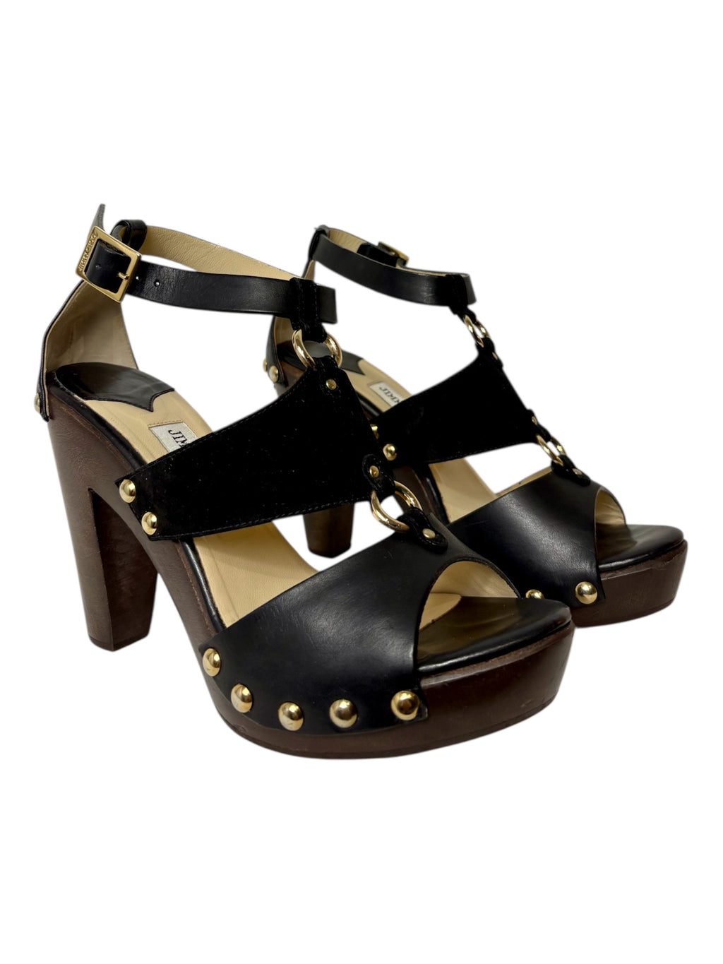 Jimmy Choo Platform Sandals - Size 39.5 - Excellent Condition