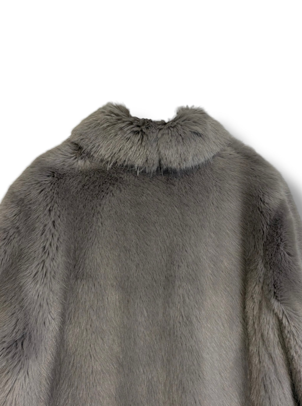 Whistles Faux Fur 'Kumiko' Coat - Size M - Excellent Condition