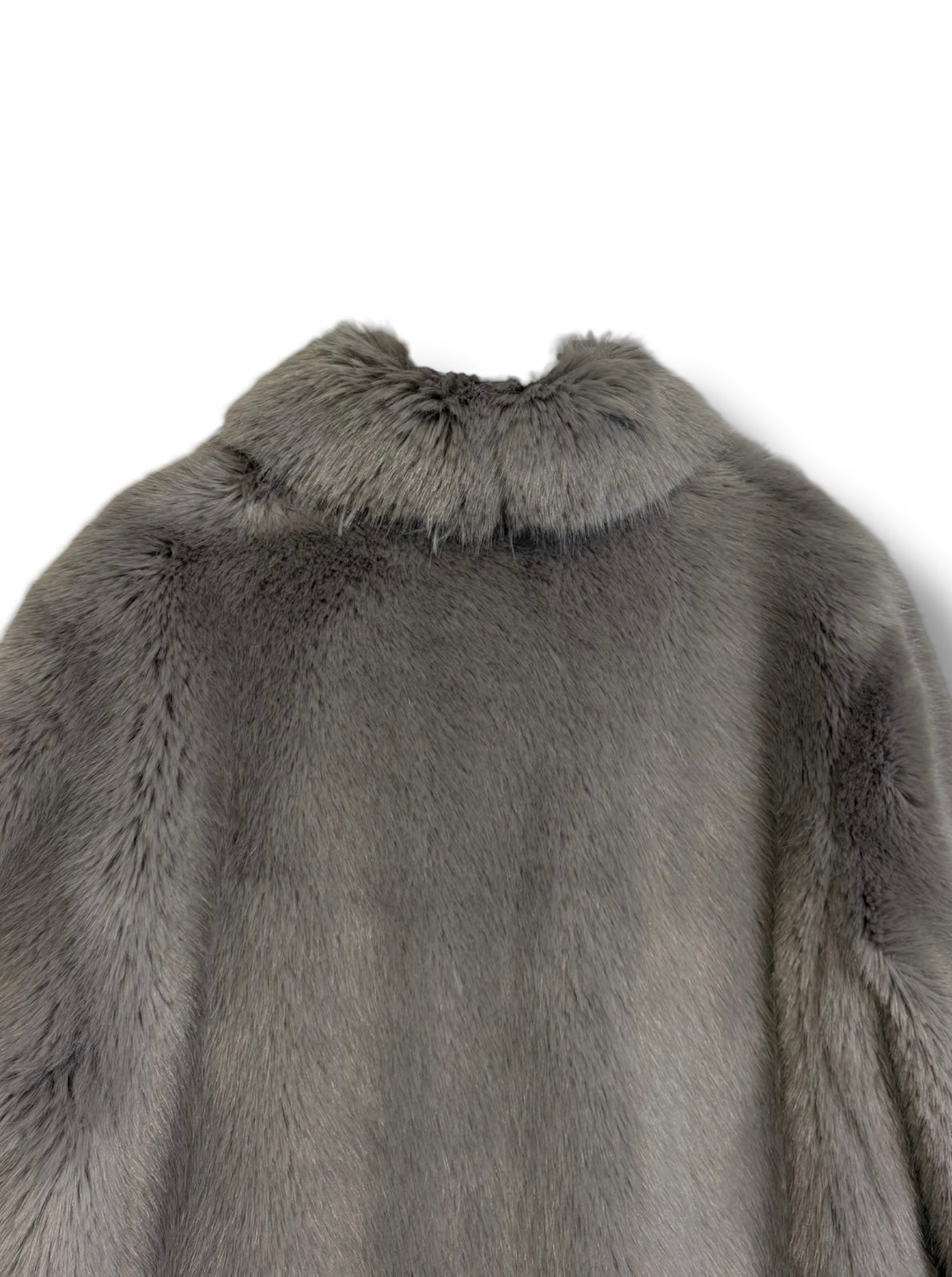 Whistles Faux Fur 'Kumiko' Coat - Size M - Excellent Condition