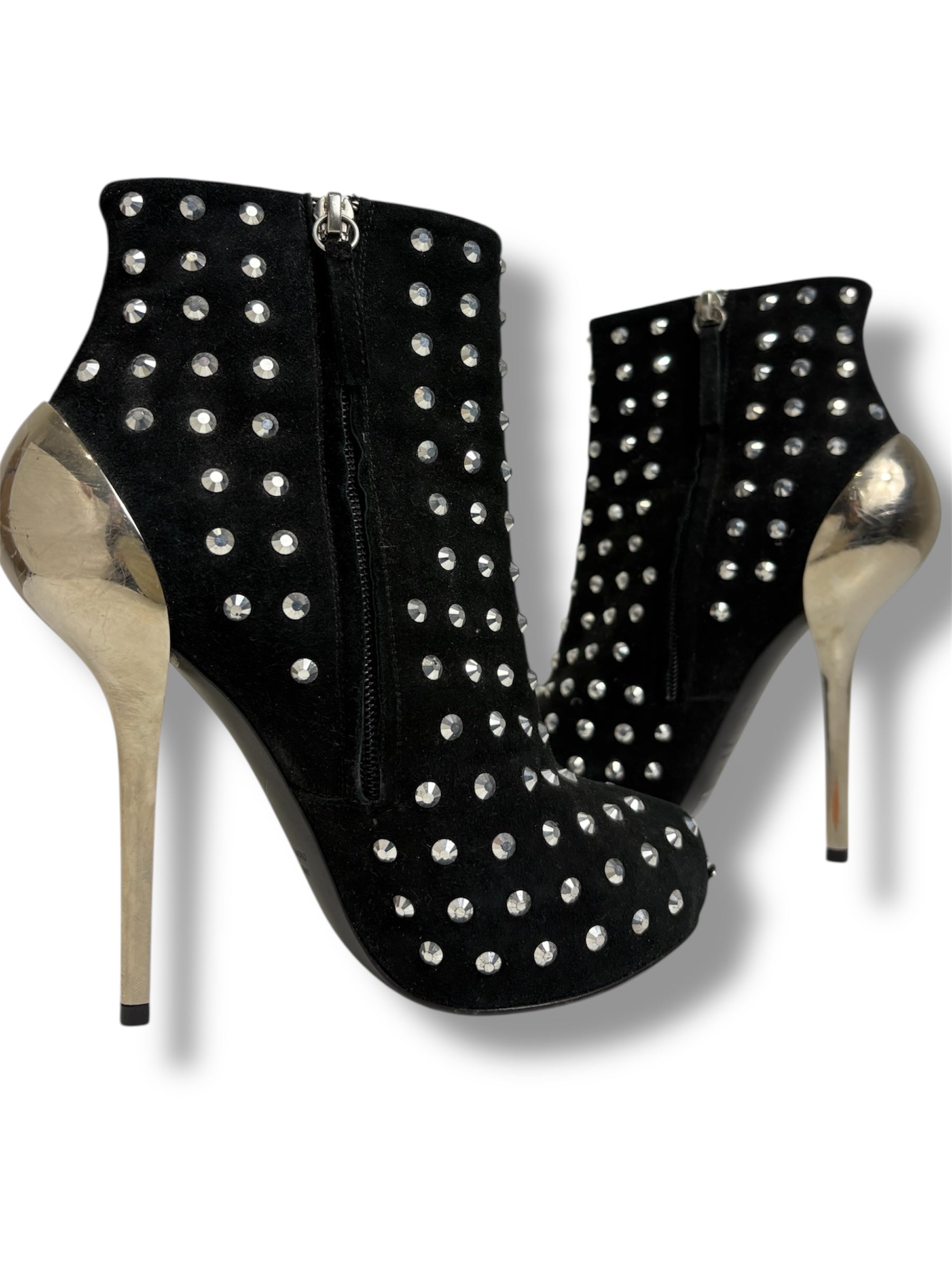 Giuseppe Zanotti Suede Platform Boots - Size 37 - Very Good Condition