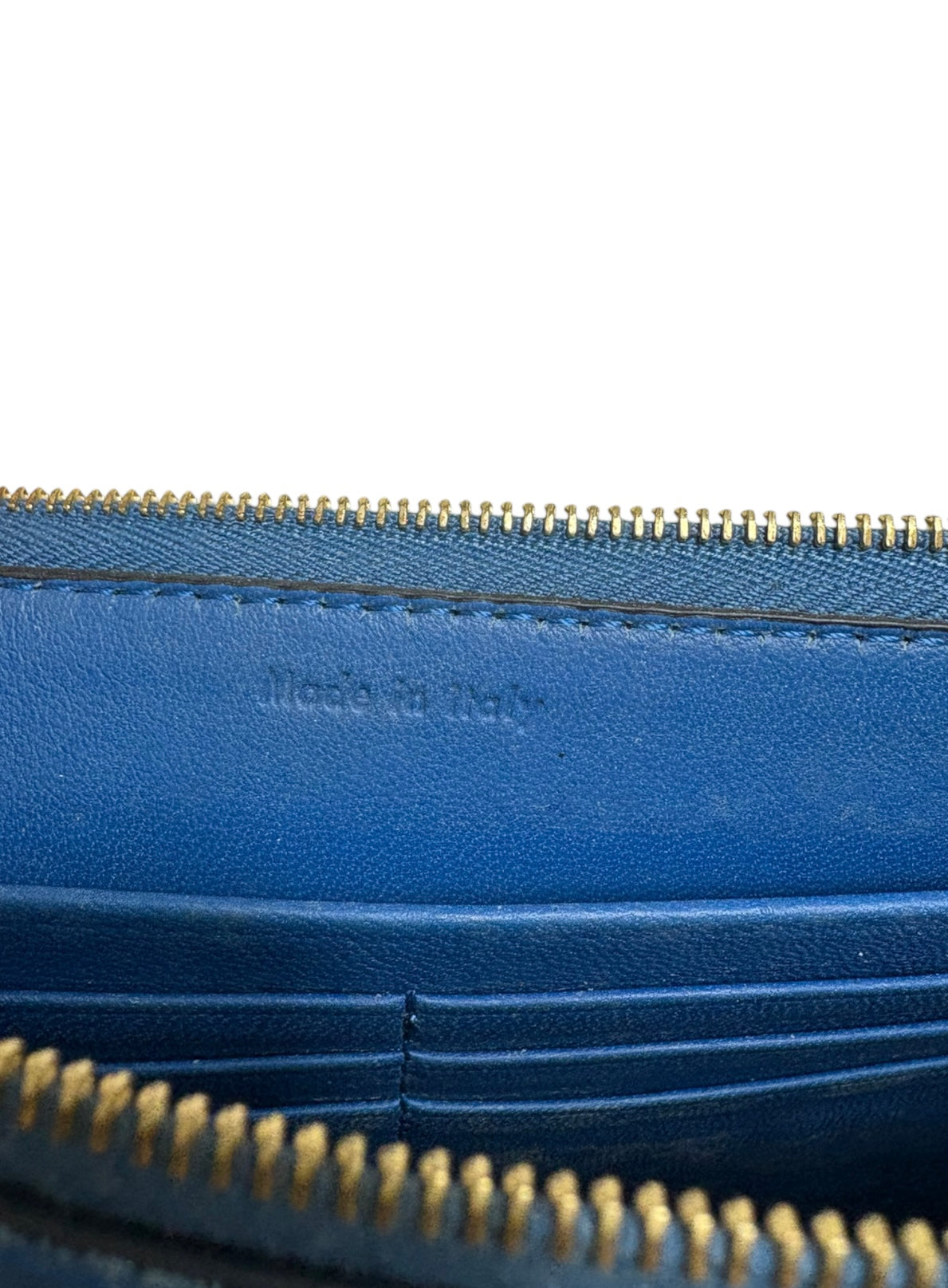 Céline Ring Multifunction Leather Clutch