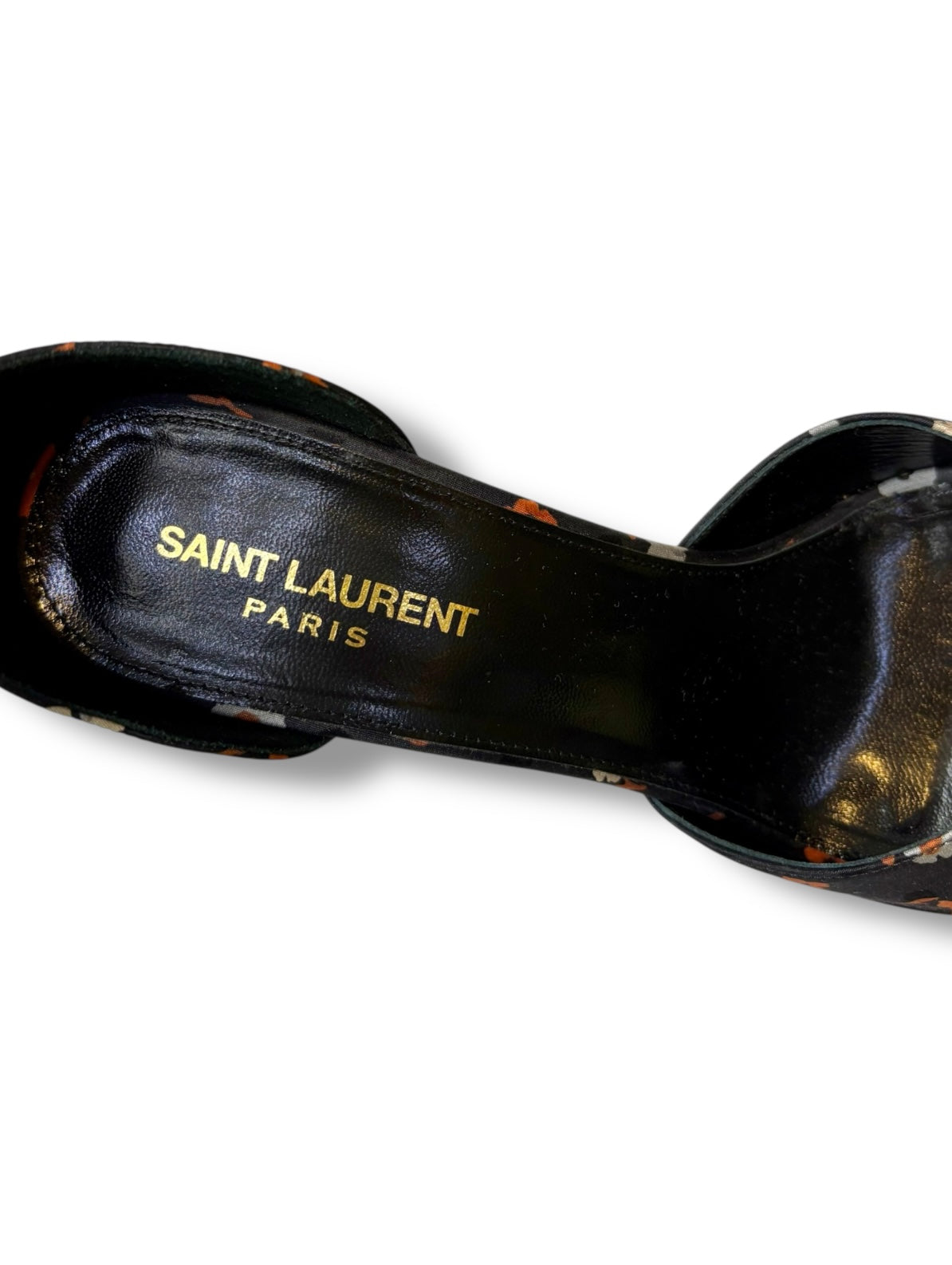 Saint Laurent Satin Jodie Platform Sandals - Size 40 - Excellent Condition