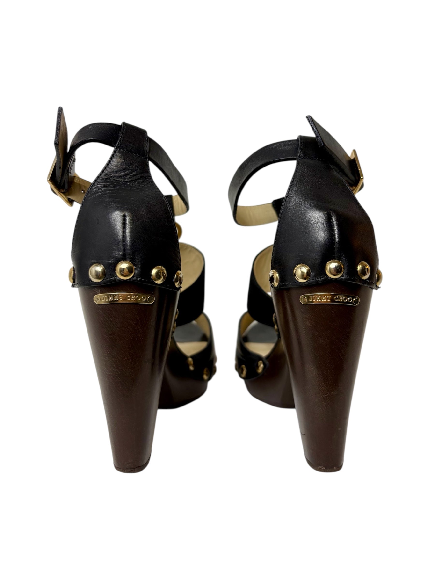 Jimmy Choo Platform Sandals - Size 39.5 - Excellent Condition