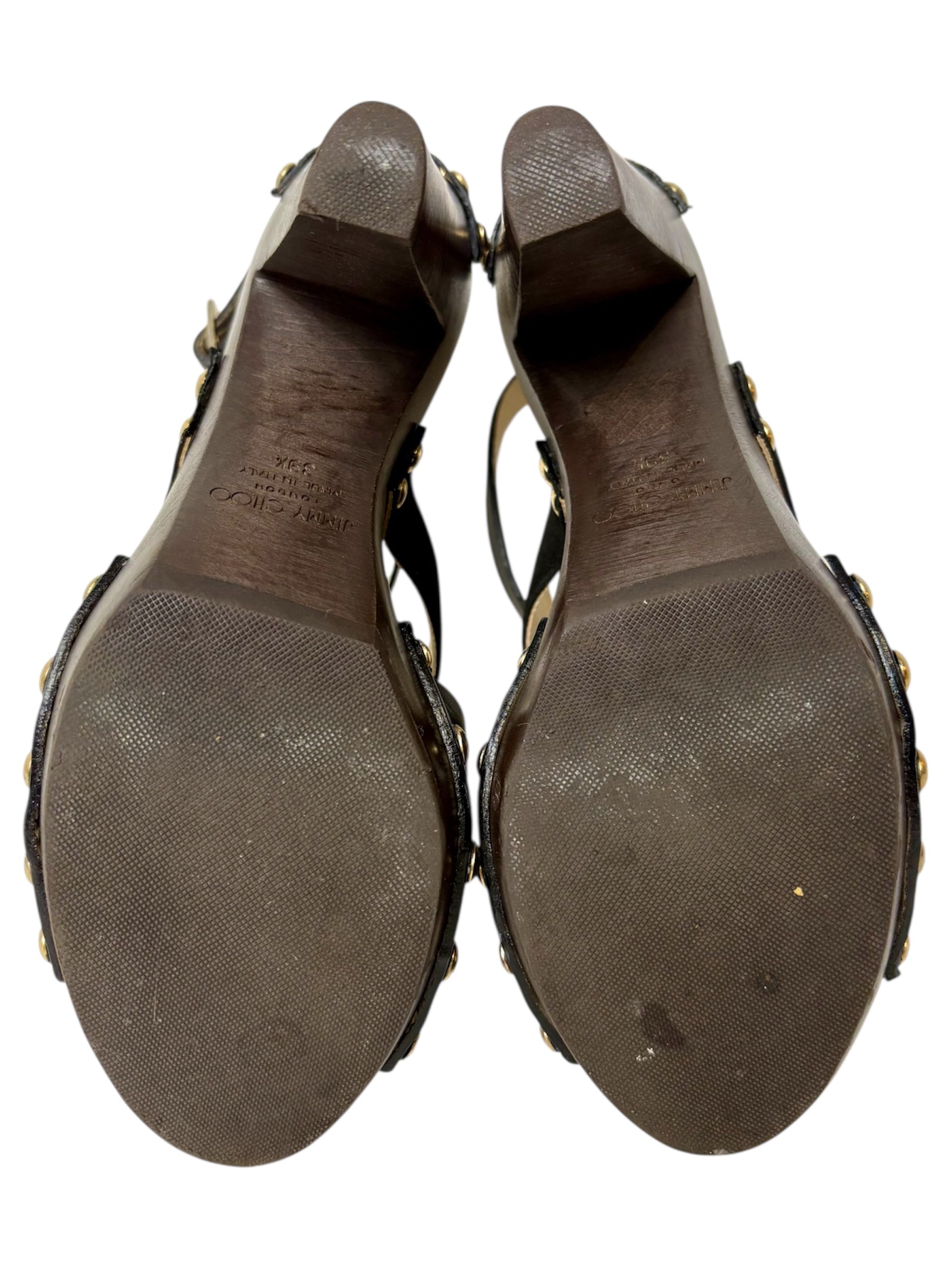 Jimmy Choo Platform Sandals - Size 39.5 - Excellent Condition