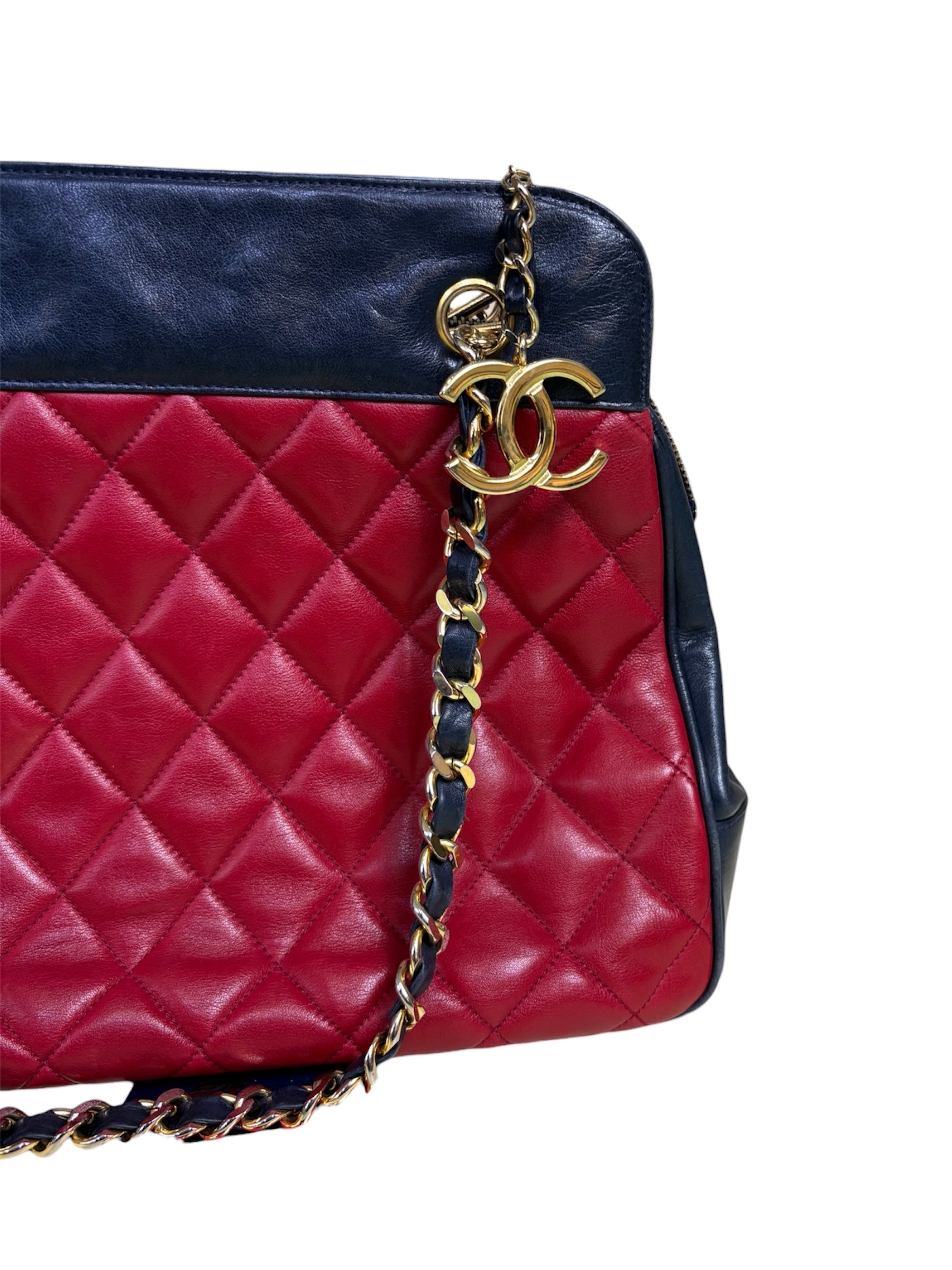 1989 Vintage Chanel Quilted Handbag - Excellent Condition