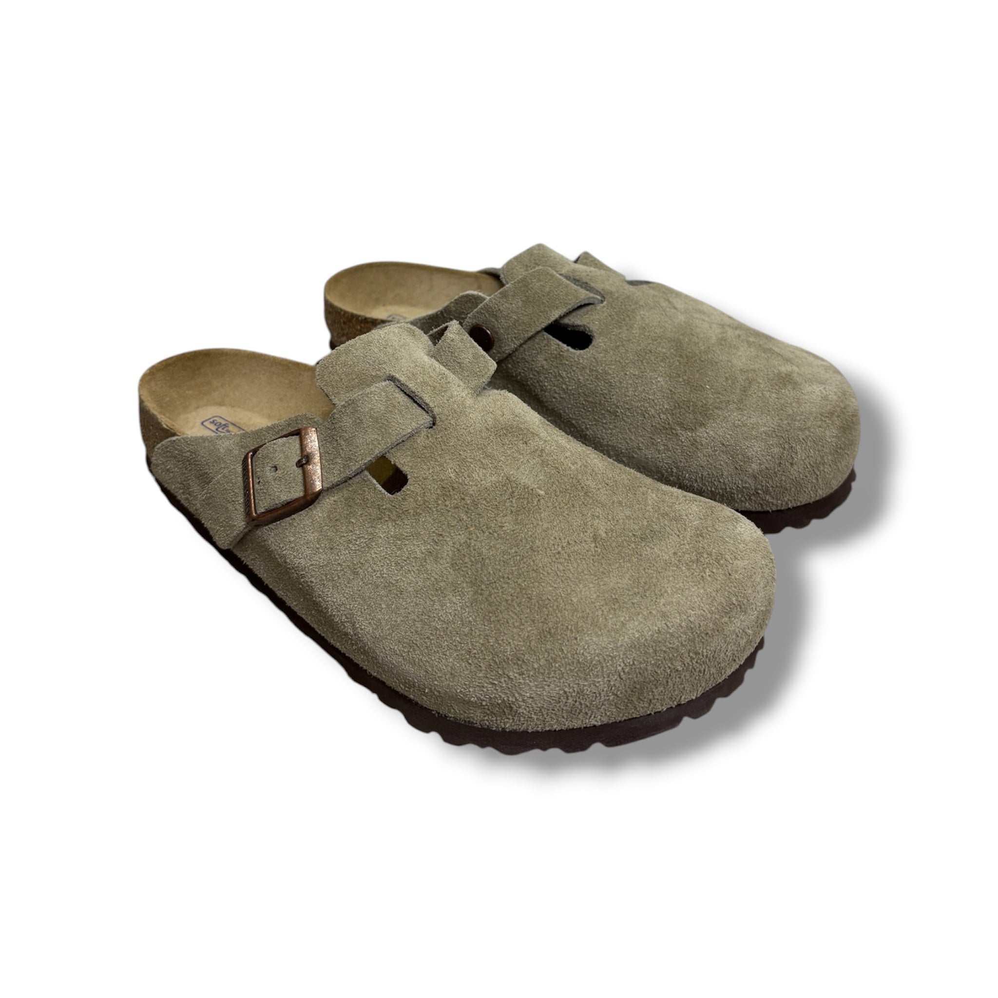Birkenstock Suede Boston Mule - Size 39 - Excellent Condition