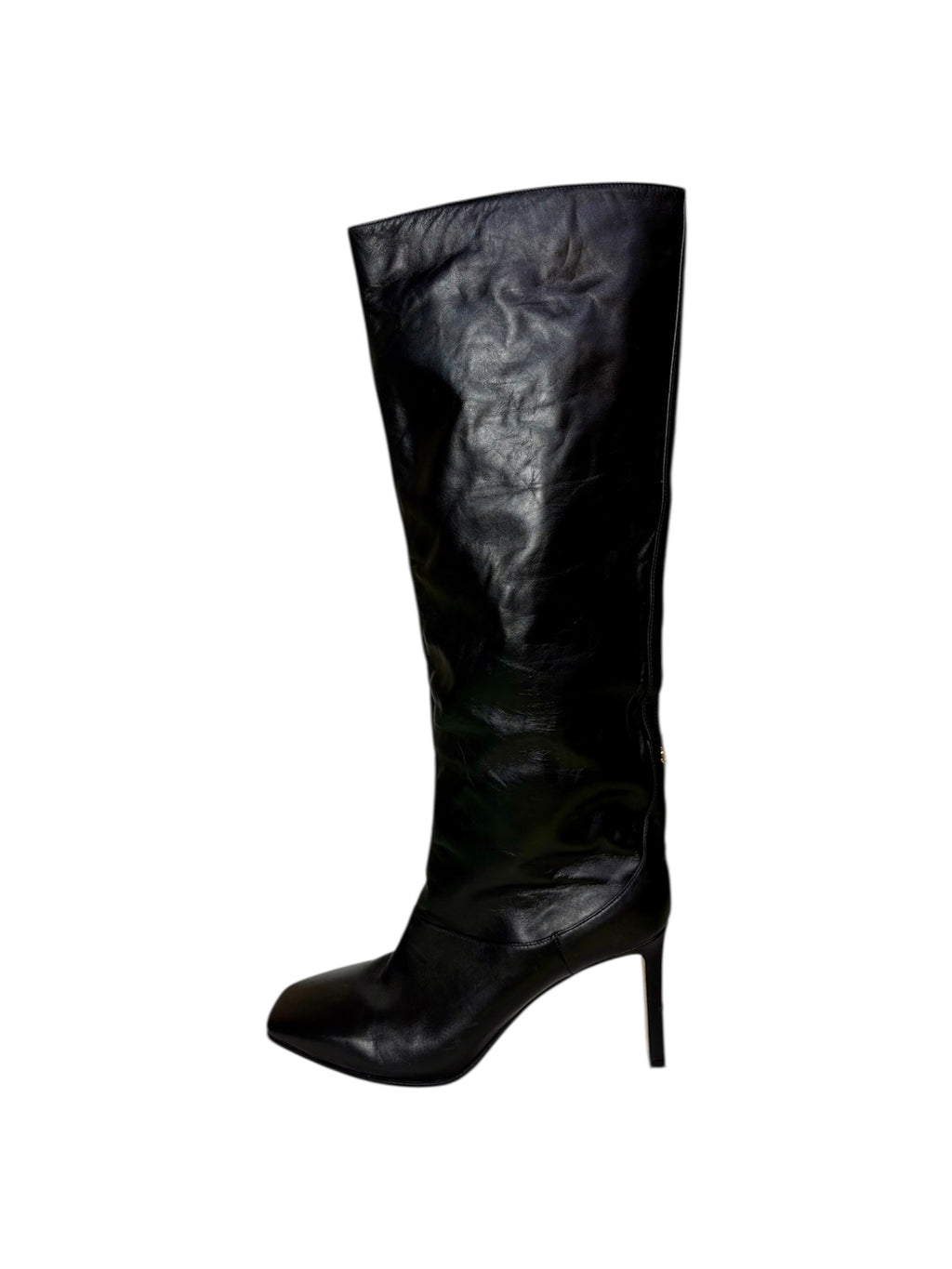 Jimmy Choo Leather Knee High Boots - Size 41 - Very Good Condition