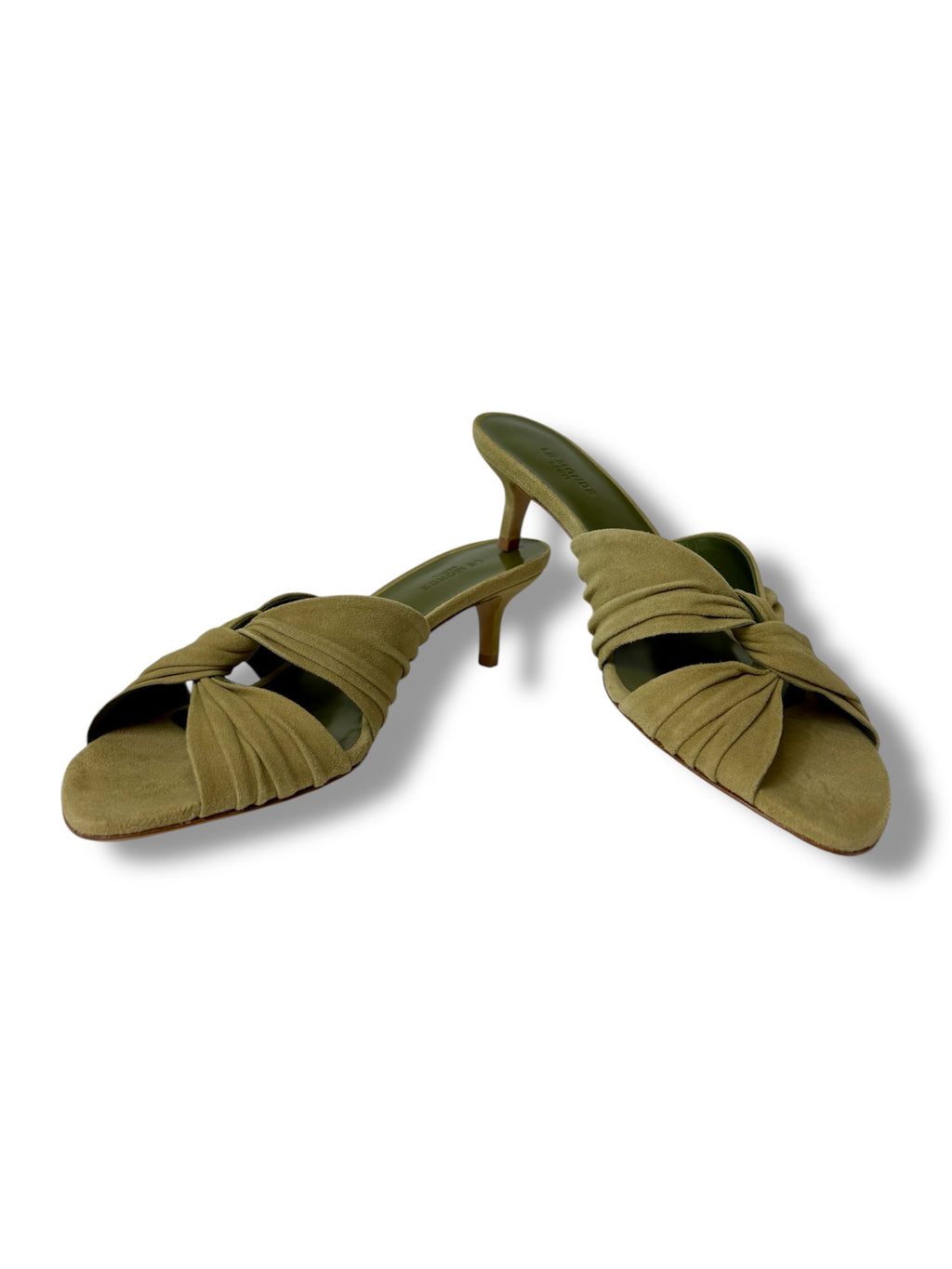 2026 Le Monde Béryl Antonia Suede Kitten Heel - Size 37.5 - Brand New