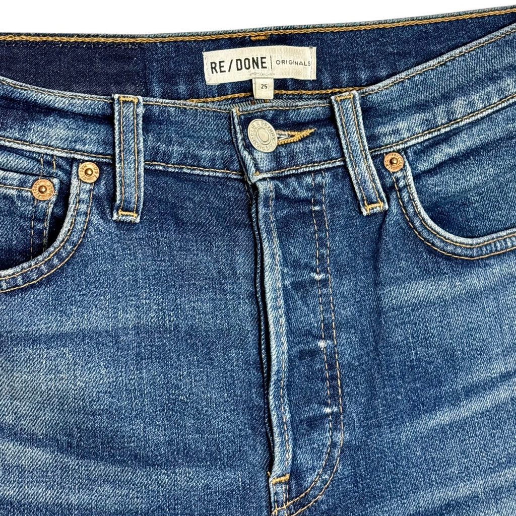 Re/Done High Rise Ankle Crop - Size 25 - Excellent Condition