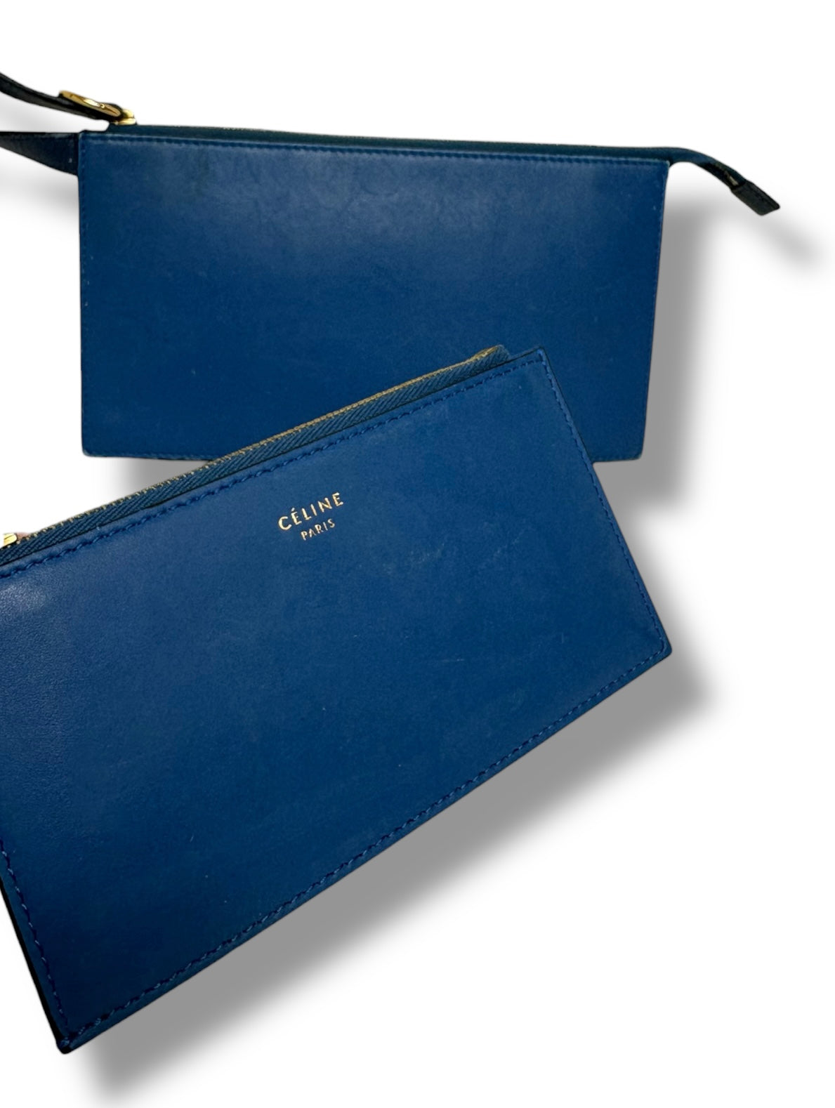 Céline Ring Multifunction Leather Clutch