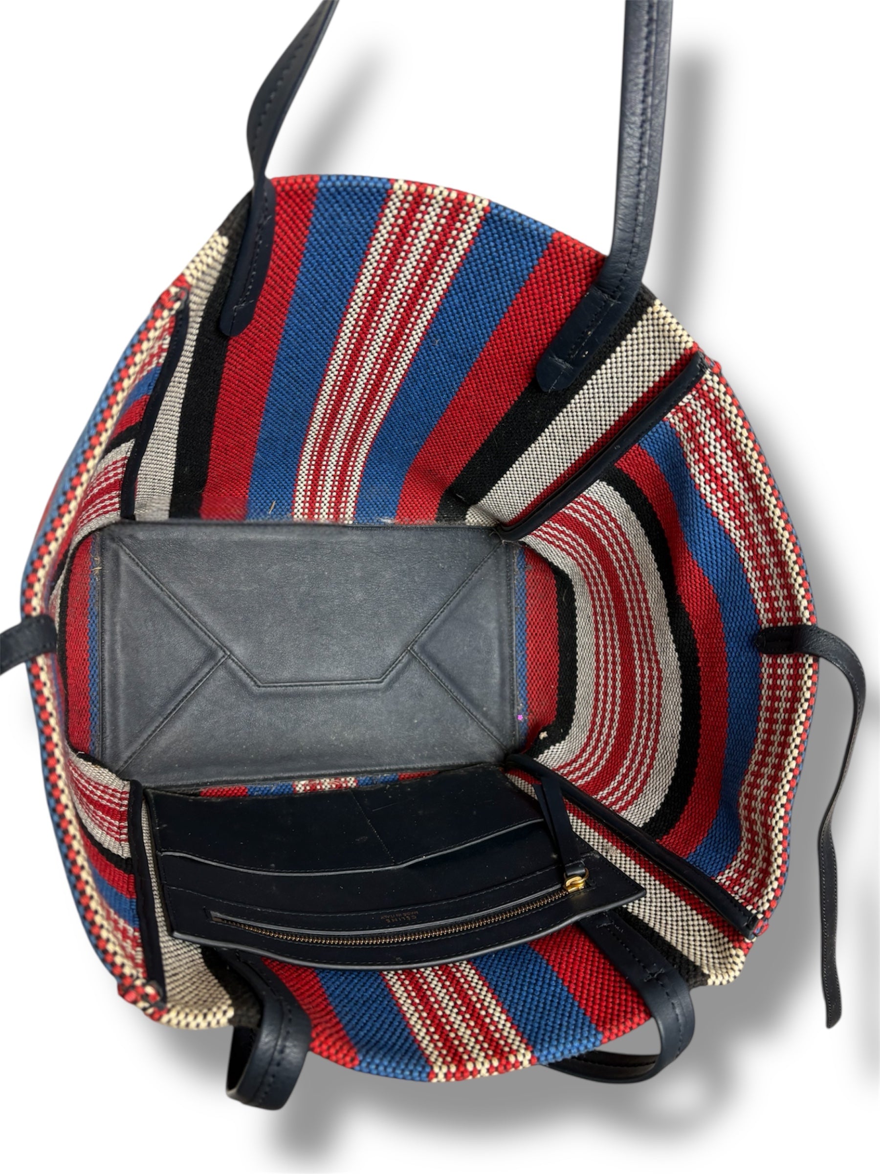 2015 Céline Woven Medium Phantom Cabas Tote