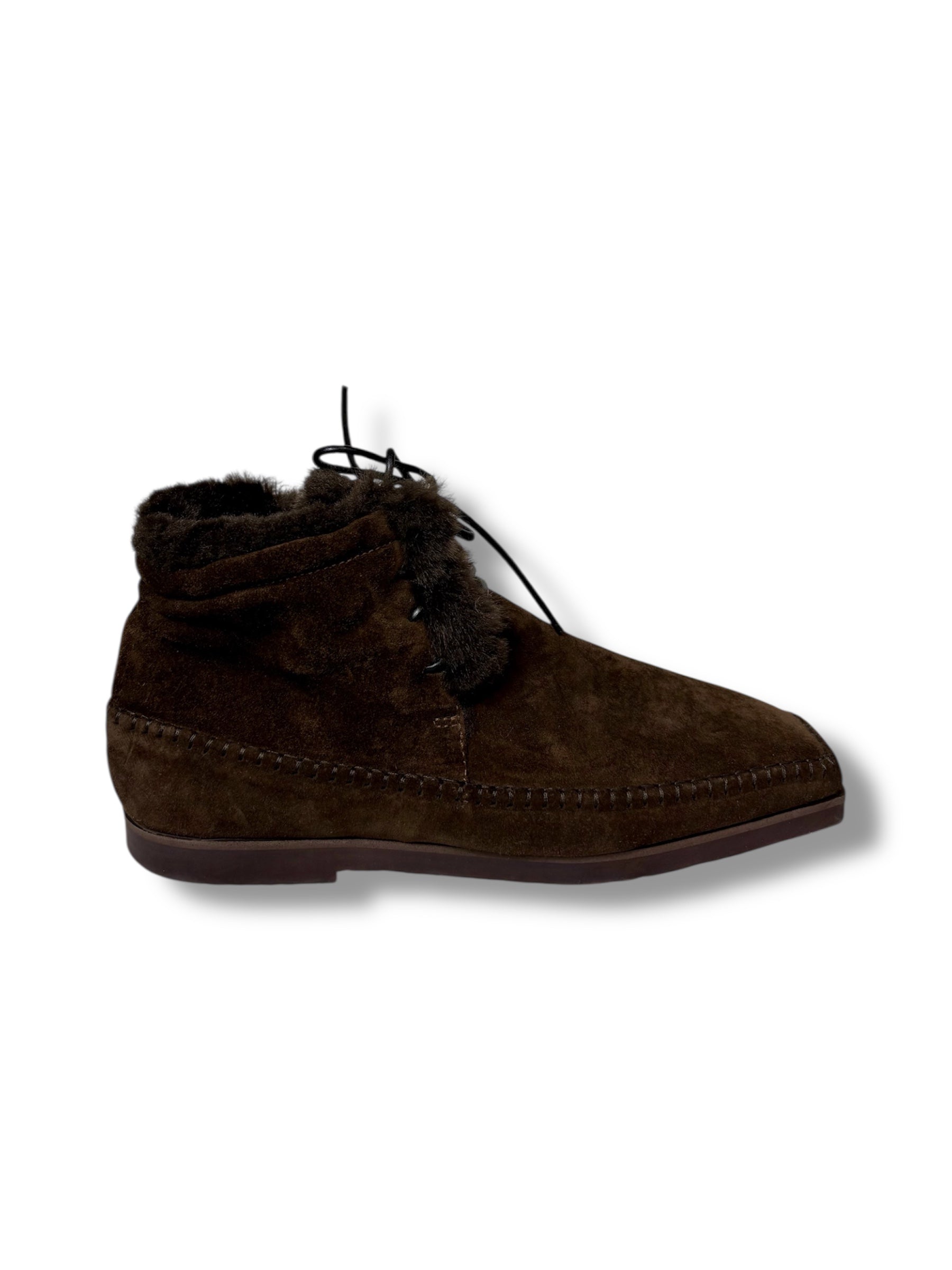Totême Suede Lace Up Moccasin - Size 41 - Brand New With Tags
