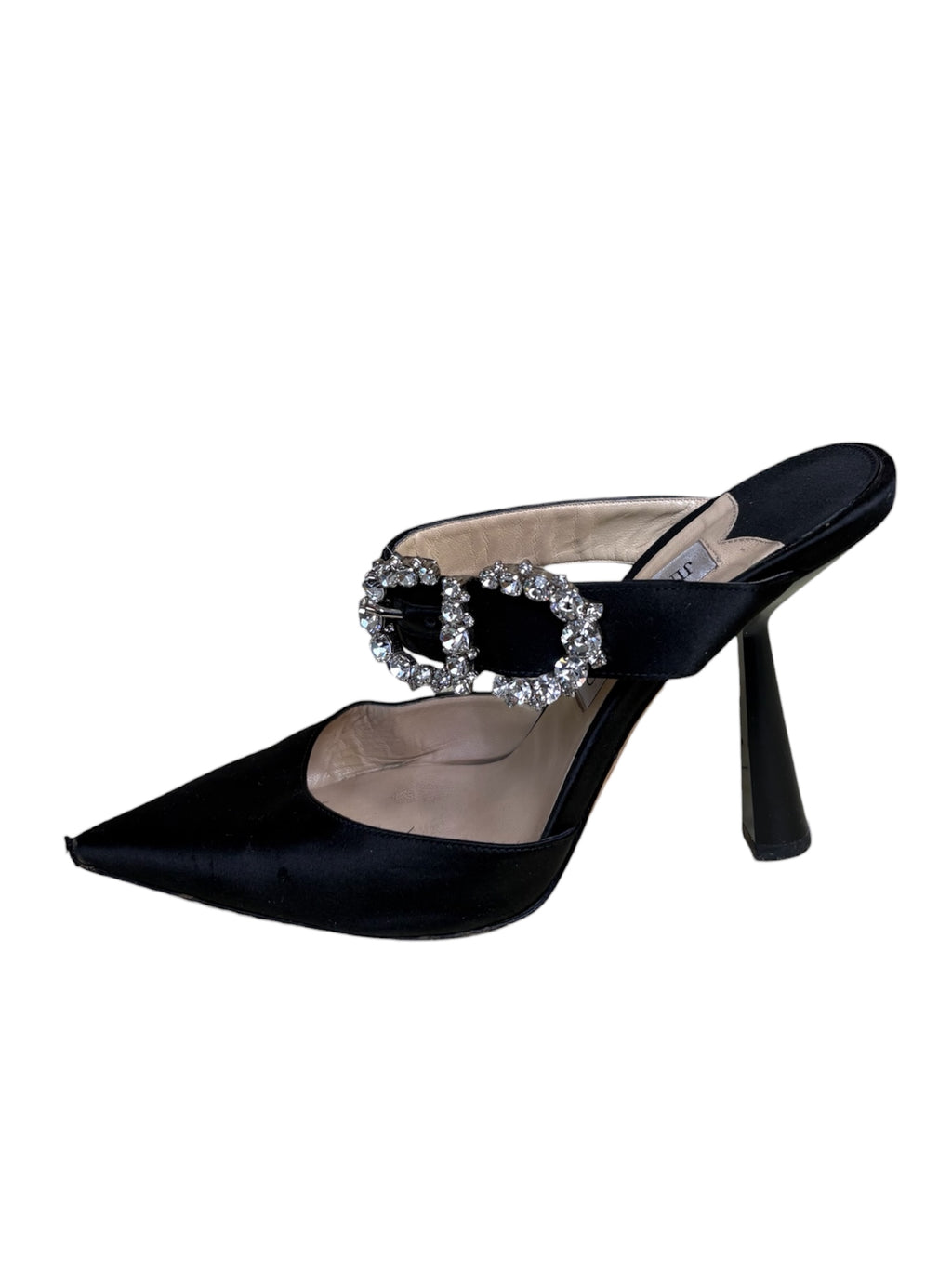 Jimmy Choo Satin Mules - Size 41 - Good Condition