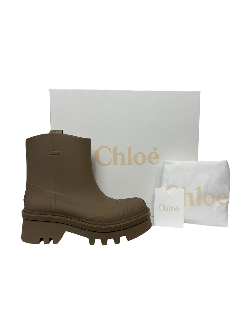 Chloé Raina Rubber Rainboots - Size 38