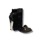 Alexander McQueen Fringed Stiletto - Size 41 - Never Worn