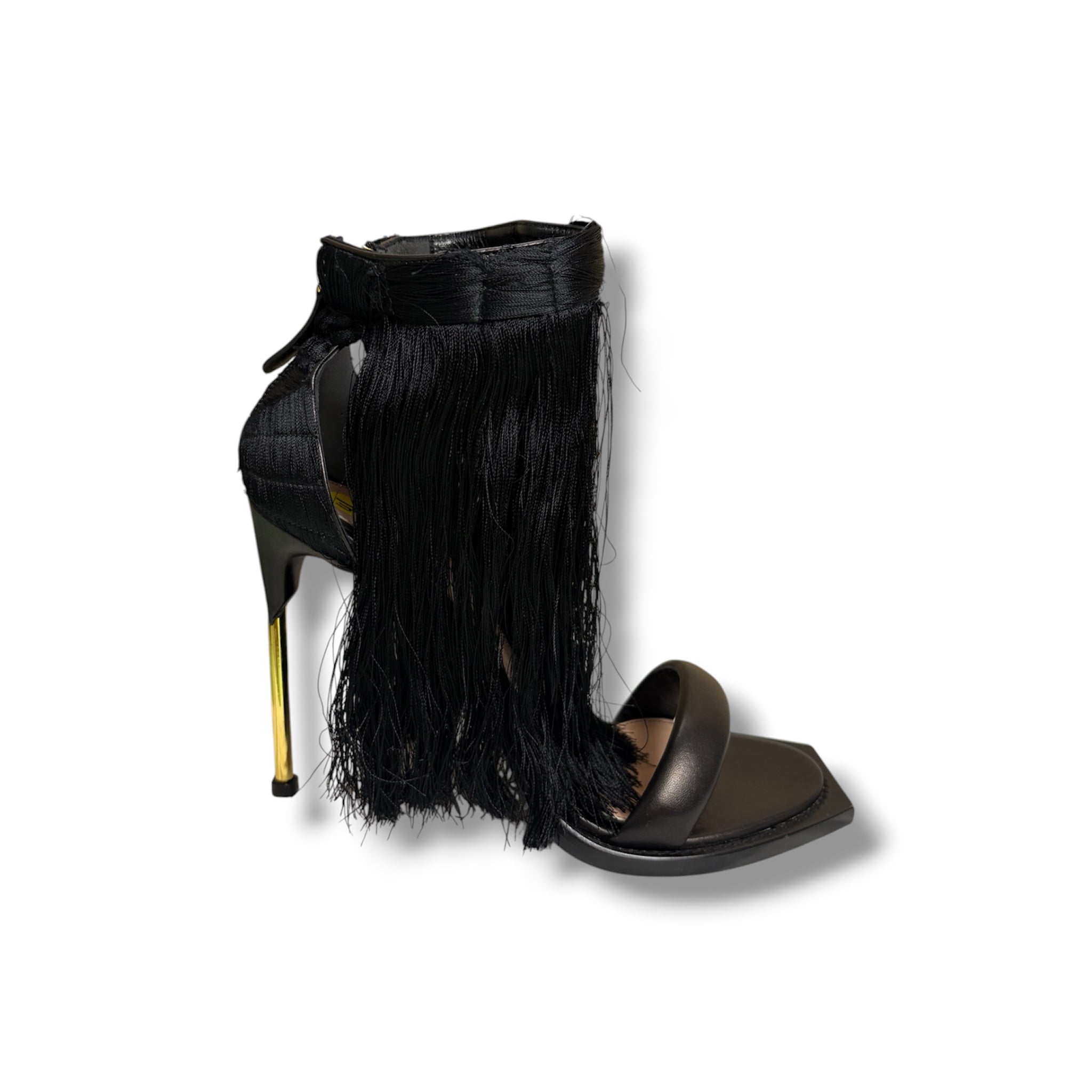 Alexander McQueen Fringed Stiletto - Size 41 - Never Worn