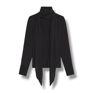 Helmut Lang Reversible Blouse With Detachable Scarf - Size Small - Very Good Condition