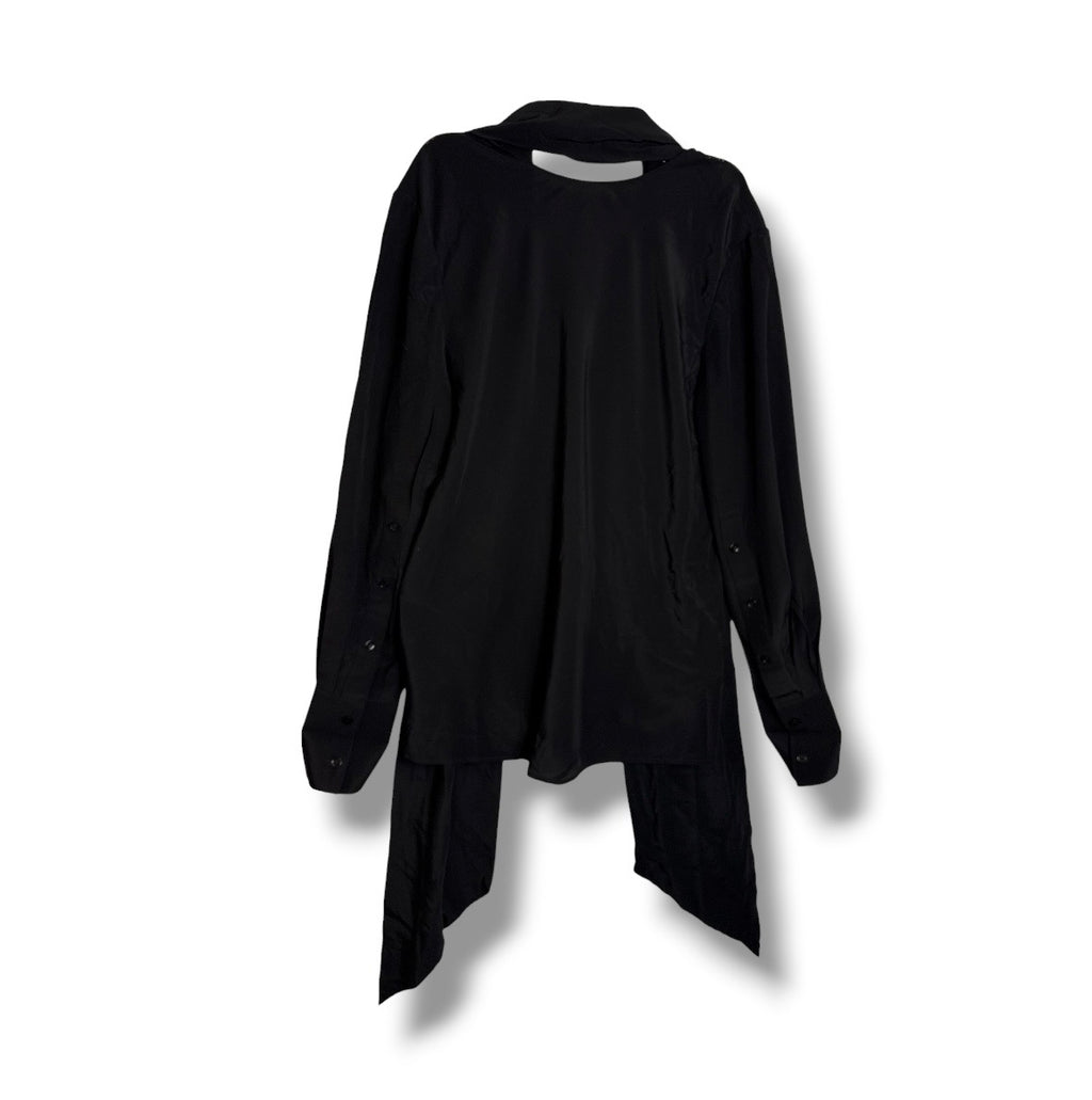 Helmut Lang Reversible Blouse With Detachable Scarf - Size Small - Very Good Condition