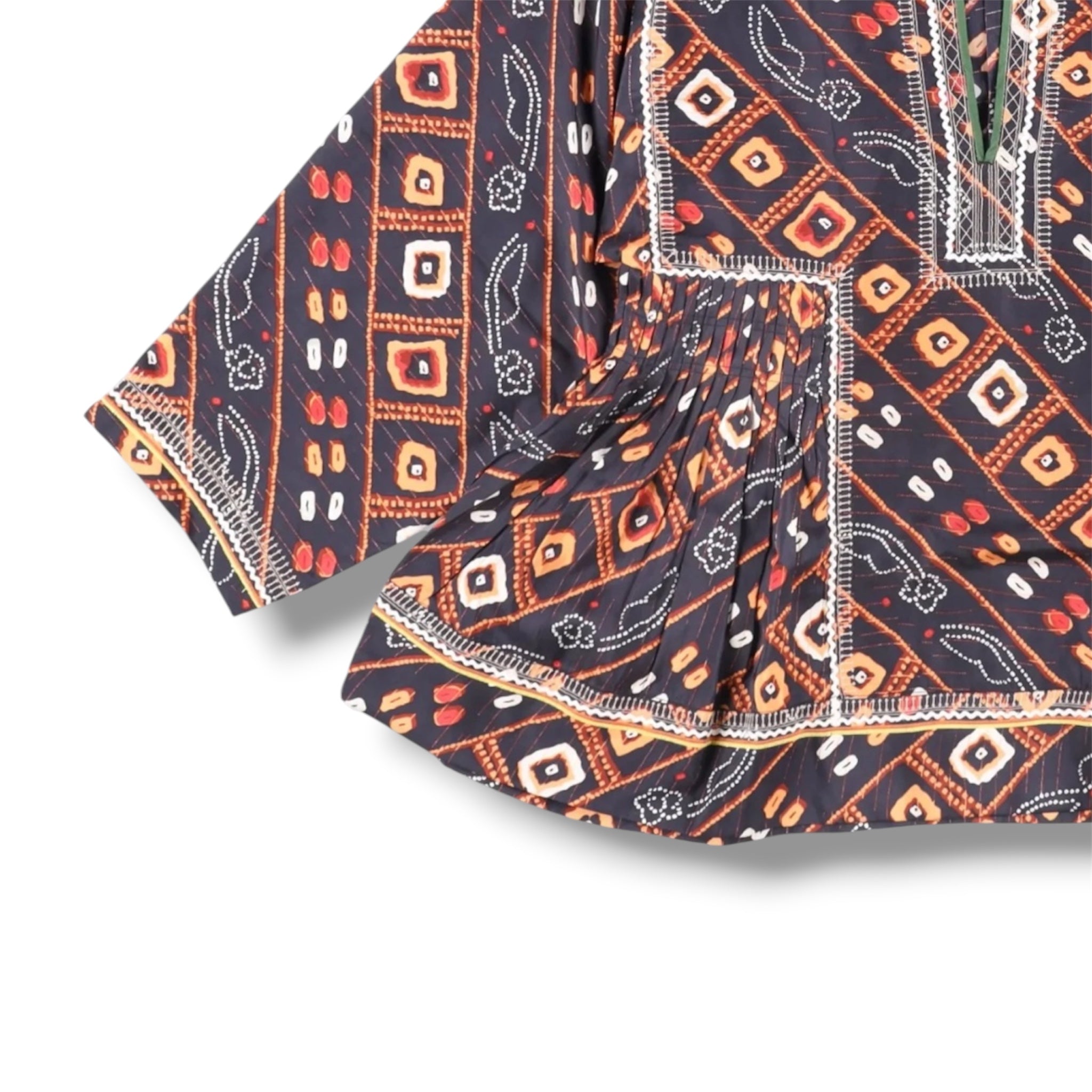 Isabel Marant Geometric Silk Blouse - Size 40 - Brand New With Tags